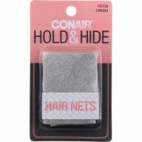 Conair Invisible Edge Hair Nets - Brown