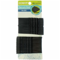 Conair Secure Hold Hair Pins, Black, 48 Ct