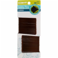Conair Brown Curved Bobby Pins