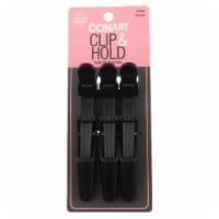 Conair Clip & Hold Hair Clips, 3 Ct