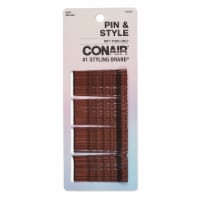 Conair® Pin & Style Soft Touch Brown Bobby Pins Perspective: Main