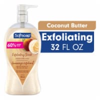 Softsoap Exfoliating Body Wash Pump Coconut Butter Scrub