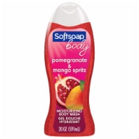 Softsoap Body Wash Moisturizing Juicy Pomegranate & Mango Scent Perspective: Main
