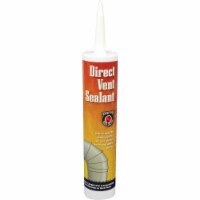 Meeco's Red Devil 10.3 Oz. Black Direct Vent Hi-Temp Sealant 615