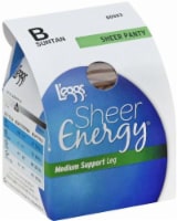 L'eggs® Sheer Energy® Women's Medium Support Leg Sheer Panty Pantyhose - Suntan Perspective: Main