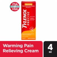 Tylenol Precise Warming Lidocaine Pain Relieving Cream Perspective: Main