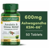 Nature’s Bounty Anxiety & Stress Relief Ashwagandha Tablets, KSM 66 Perspective: Main