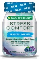 Nature's Bounty Stress Comfort Peaceful Dreams Blue Lavender Flavored Melatonin Gummies Perspective: Main