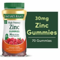Nature's Bounty® Zinc Mixed Berry Flavored Gummies 30mg