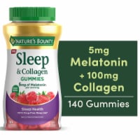 Nature's Bounty Sleep 5mg Melatonin and Collagen Gummies
