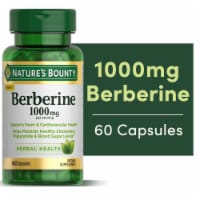 Nature’s Bounty Berberine 1000mg for Heart Health Support, Capsules Perspective: Main