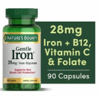 Nature's Bounty Iron Capsules 28mg
