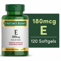 Nature's Bounty® Vitamin E Pure dl-Alpha Rapid Release Softgels 180mg