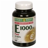 Nature's Bounty E Pure dl-Alpha Softgels 1000IU