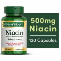 Nature’s Bounty Niacin 500mg Flush Free Vitamin Supplement Perspective: Main
