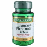 Nature's Bounty Mineral Chromium Picolinate Tablets, 800 mcg, 50 Ct