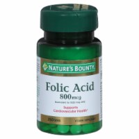 Nature's Bounty® Folic Acid Tablets 800mcg