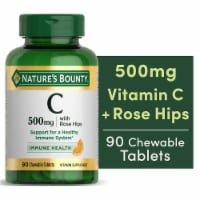 Nature's Bounty Orange Vitamin C Chewable Tablets 500mg