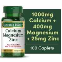 Nature's Bounty Calcium Magnesium Zinc Caplets