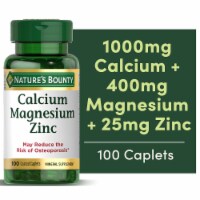 Nature's Bounty Calcium Magnesium Zinc Caplets