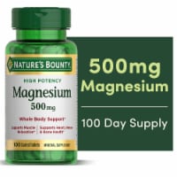 Nature's Bounty Magnesium Bone & Muscle Health Tablets, 500 Mg Perspective: Main