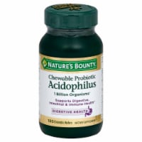 Nature's Bounty Probiotic Acidophilus Chewable Wafers 100 Count Perspective: Main