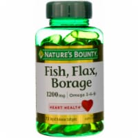 Nature's Bounty Fish Flax Borage 1200mg Omega 3-6-9 Softgels