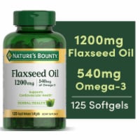 Nature's Bounty® Flaxseed Oil Softgels 1200mg