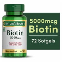 Nature’s Bounty® 5000mcg Biotin Softgels