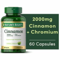 Nature’s Bounty Cinnamon 2000mg + Chromium Capsules