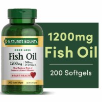 Nature's Bounty Odorless Fish Oil 1200mg