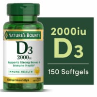 Nature’s Bounty D3 Softgels 50mcg