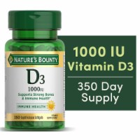 Nature's Bounty® Vitamin D3 Softgels 25mcg