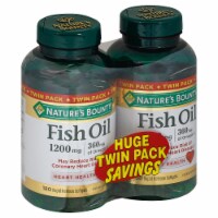 Nature's Bounty Fish Oil Softgels Twin Pack 1200mg