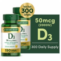 Nature's Bounty® Vitamin D2000 Softgels Twin Pack