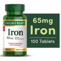 Nature’s Bounty Iron Cellular Energy Support Tablets, 65mg Perspective: Main