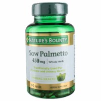 Nature's Bounty Herbal Health Saw Palmetto Capsules, 450 mg, 100 Ct