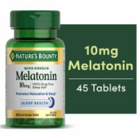 Nature's Bounty Melatonin Quick Dissolve Tablets Drug-Free Sleep Aid