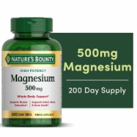 Nature's Bounty Magnesium Tablets, 500mg Perspective: Main
