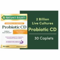 Nature's Bounty Probiotic CD Digestive Health Support Delayed Release Caplets Perspective: Main