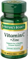 Nature's Bounty Vitamin C Plus Zinc Vitamin Tablets