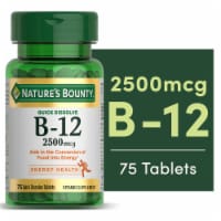 Nature’s Bounty Vitamin B12 25000 mcg Quick Dissolve Tablets Perspective: Main