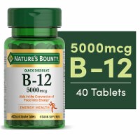 Nature's Bounty B-12 Quick Dissolve Tablets 5000mcg