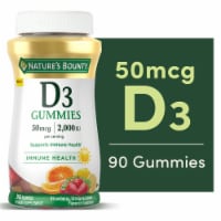 Nature's Bounty® Strawberry Orange & Lemon Flavored Vitamin D3 Gummies