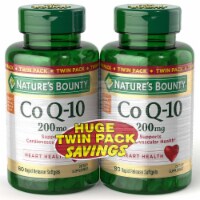 Nature’s Bounty Co Q-10 200 mg Rapid Release Softgels Twin Pack