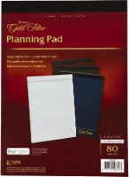 Ampad Gold Fibre Quad/Narrow Ruled Planning Pad - 8.5 x 11.75 - 80 Sheet - White Perspective: Main