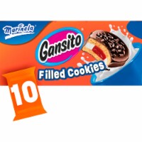 Marinela Gansito Strawberry and Crème Filled Cookies Perspective: Main