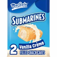 Marinela Submarines Vanilla Cream Filled Snack Cakes Perspective: Main