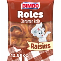 Bimbo Roles de Canela con Pasas Cinnamon Rolls with Raisins Perspective: Main