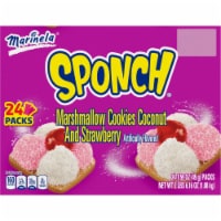 Marinela Sponch Coconut and Strawberry Marshmallow Cookies Perspective: Main